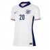 Maillot de foot Angleterre Jarrod Bowen #20 Domicile vêtements Femmes Europe 2024 Manches Courtes